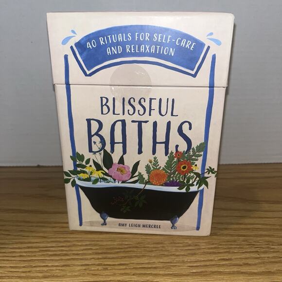 Blissful Baths: 40 Rituals for Self-Care and Relaxation by Amy Leigh Mercree - Picture 1 of 3